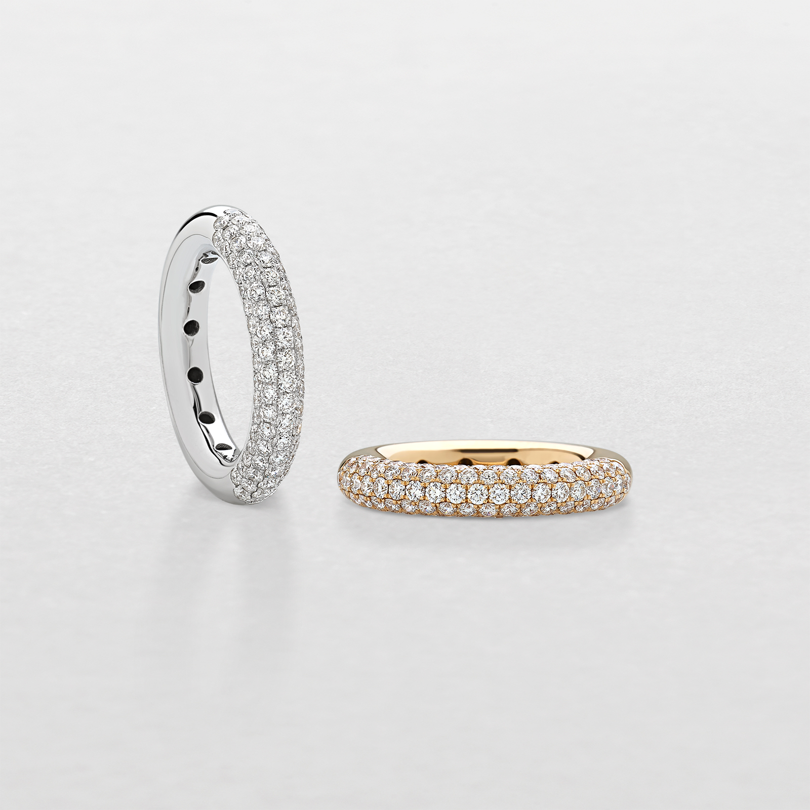14k vero amore diamante anello, anello in oro massiccio, anello di  diamanti, anello unico, anello di anniversario, disponibile in oro rosa oro  e oro bianco -  Italia