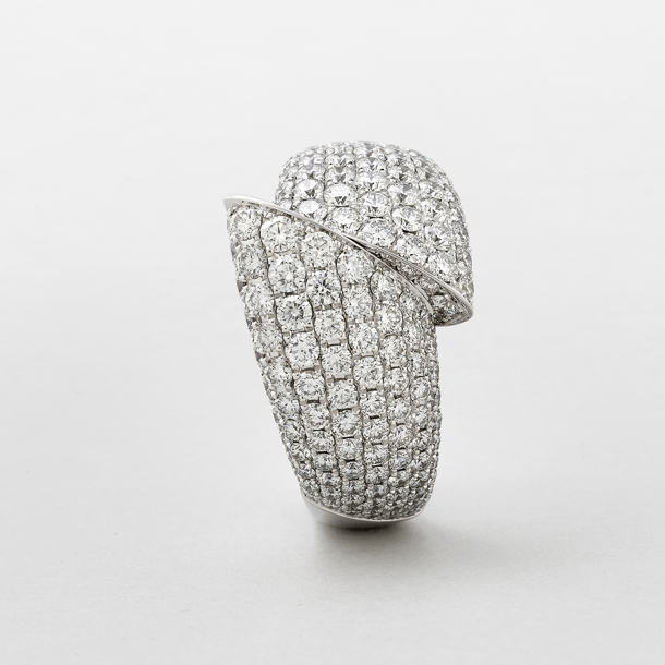 white gold and diamonds ring