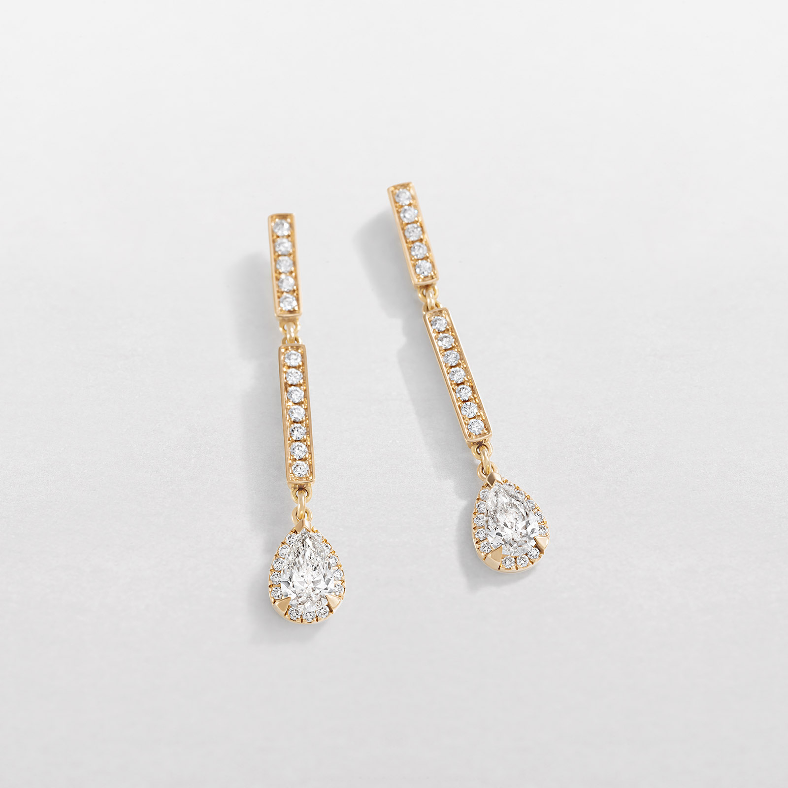 Rose gold diamonds IOLICE earrings B39506 Giorgio Visconti