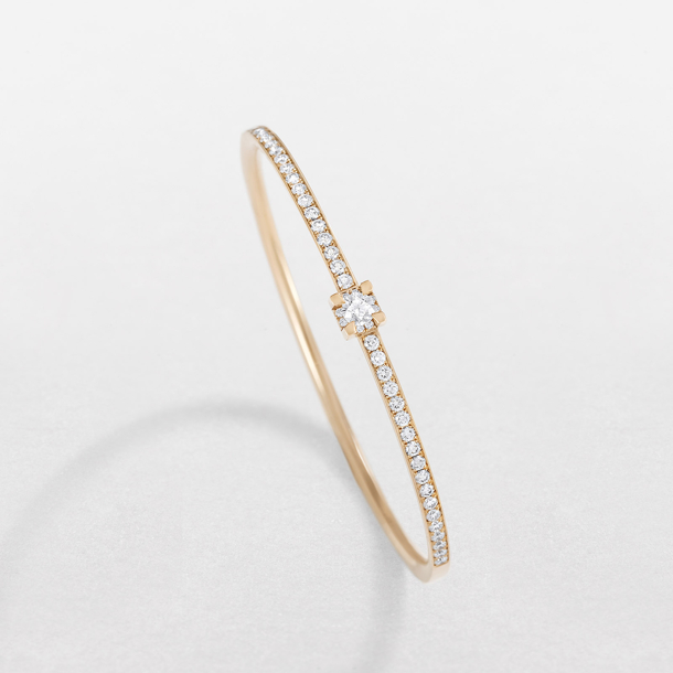 rose gold and diamonds bracelet