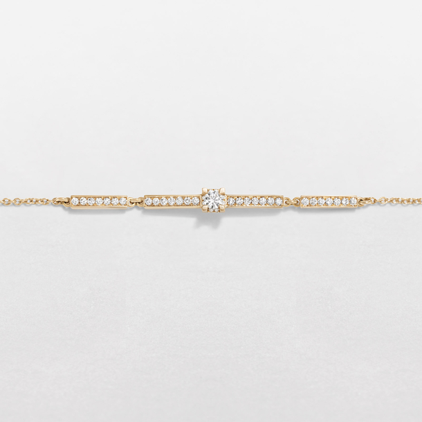 rose gold and diamonds bracelet