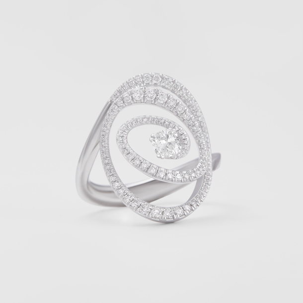 white gold and diamonds ring