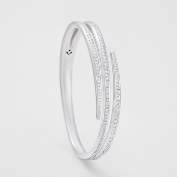 white gold with diamonds bracelet