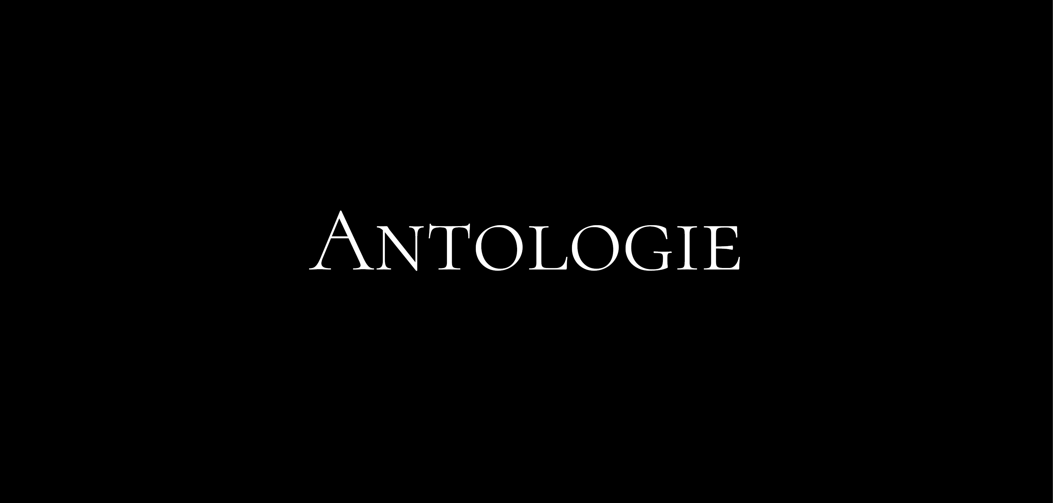 logo of the collection Anthologies. Women’s jewelry in gold, diamonds and color stones