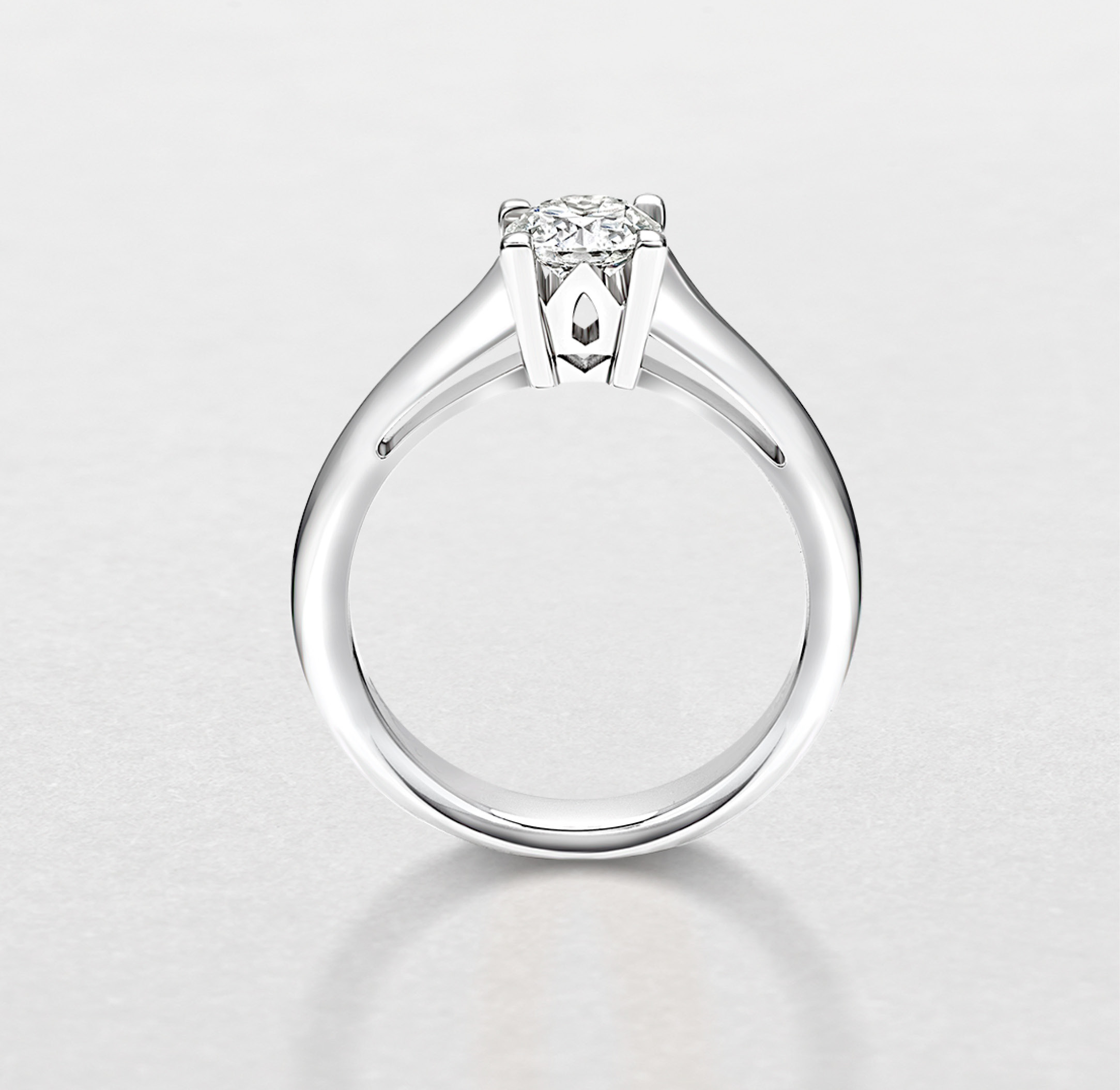 Photo Still-life: AB15382 white gold and diamonds solitaire. engagement ring, solitaire ring the perfect gift